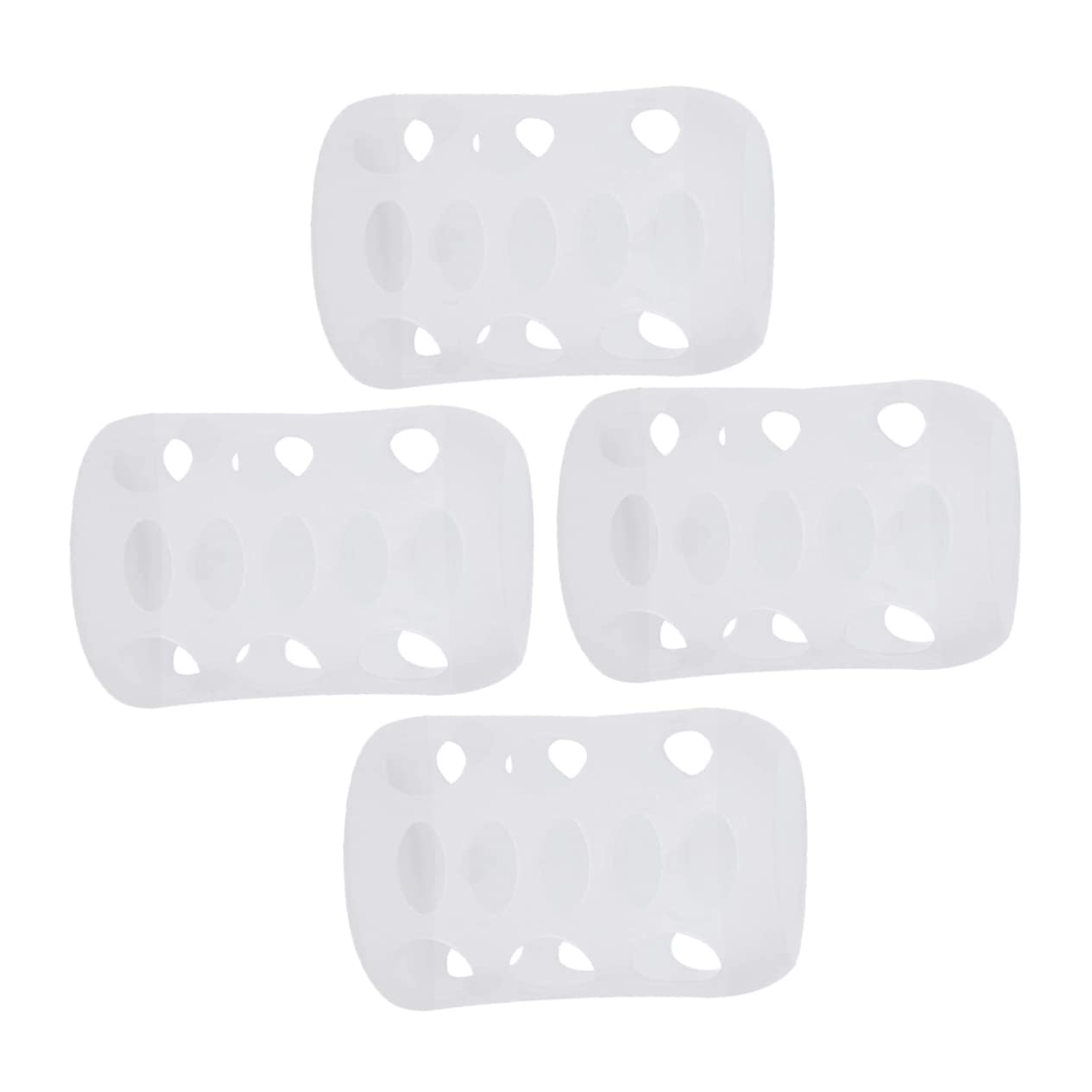 GREENADSCAPE Silicone Baby Bottle Cover Set 4pcs Glass Bottle Sleeves Feeding Bottle Protector Baby Milk Bottle Sleeves Easy to 