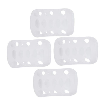 GREENADSCAPE Silicone Baby Bottle Cover Set 4pcs Glass Bottle Sleeves Feeding Bottle Protector Baby Milk Bottle Sleeves Easy to 