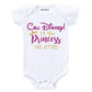 Knitroot New Born Theme, Call Disney! The New Princess Has Arrived, Onesies, Unisex Baby Kids Half Sleeve Cotton Lycra White Rom