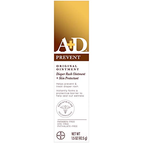 A+D Original Diaper Rash Ointment, Baby Skin Protectant With Lanolin And Petrolatum, Seals Out Wetness, Helps Prevent Diaper Ras