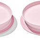 Oxo Tot Stick And Stay Suction Plate - Blossom (Pack Of 2)