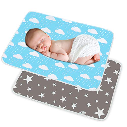 Waterproof Baby Diaper Changing Pad Multi Function Diaper Change Mat For Girls Boys Newborn - 100% Leak Proof Sanitary Mats For