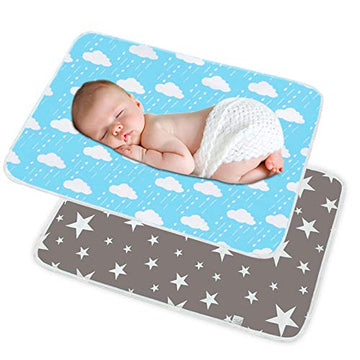 Waterproof Baby Diaper Changing Pad Multi Function Diaper Change Mat For Girls Boys Newborn - 100% Leak Proof Sanitary Mats For
