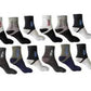 Senz MenS Colourful Cotton Cushion Ankle Socks Free Size (Pack Of 12)