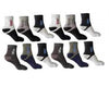 Senz MenS Colourful Cotton Cushion Ankle Socks Free Size (Pack Of 12)