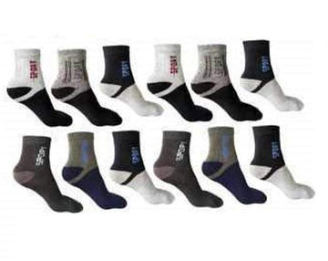 Senz MenS Colourful Cotton Cushion Ankle Socks Free Size (Pack Of 12)