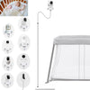 Baby Monitor Mount Floor Stand Holder Compactible With Infant Optics Dxr-8 Pro,Nanit Pro,Vetch,Eufy, Hellobaby Hb65/66/248,Anmea