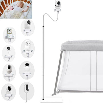 Baby Monitor Mount Floor Stand Holder Compactible With Infant Optics Dxr-8 Pro,Nanit Pro,Vetch,Eufy, Hellobaby Hb65/66/248,Anmea