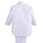 Lito Angels Baby Boys' Classic Tuxedo With Tail Wedding Outfits Suit Christening Outfit 5 Piece Set Size 9 Months White