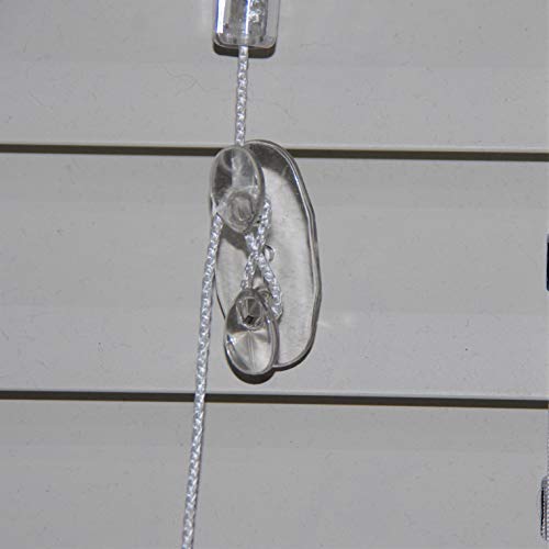Homeamore Safety Blind Pull Cord Cleats (4 Pack). The Only Clear Eye Pleasing 2-In-1 Pull Chord Winder. Designed For Free Hangin