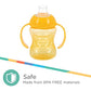Nuby 3 Pack Two Handle No Spill Toddler Sippy Cups - Toddler Cups Spill Proof With Easy And Firm Grip - Bpa Free Toddlers Cups -