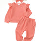 Infant Baby Girl Clothes Top Pants Outfits Set Ruffle Baby Girl Outfits Baby Girls' Clothing Cute Baby Clothes For Girls Gifts P