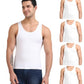 Freecultr Cotton Vest For Men Sleeveless Lightweight Solid Round Neck Comfort Vests Breathable & Comfortable Innerwear Sando For