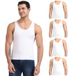 Freecultr Cotton Vest For Men Sleeveless Lightweight Solid Round Neck Comfort Vests Breathable & Comfortable Innerwear Sando For