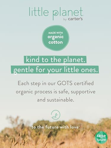 Little Planet By Carter'S Baby 2-Piece Pajamas Made With Organic Cotton, Safari