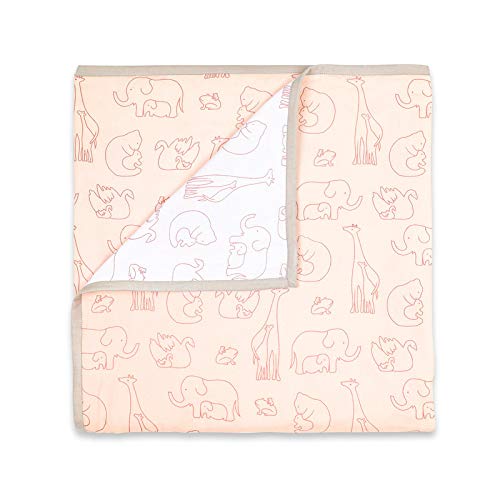 Masilo Organic Cotton Mulmul Dohar Blanket For BabiesCradle Organic Cotton Softest Baby Blanket Wrapper Babies 0 To 3 Years  B