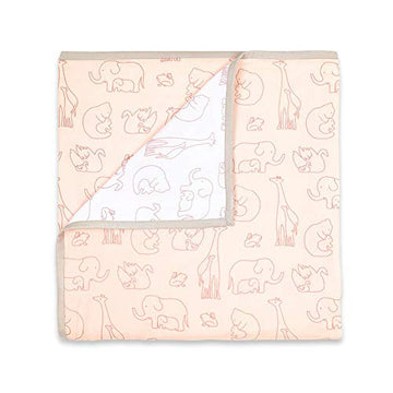 Masilo Organic Cotton Mulmul Dohar Blanket For BabiesCradle Organic Cotton Softest Baby Blanket Wrapper Babies 0 To 3 Years  B