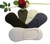 Sting Bee Unisex Cotton Invisible No Show Loafer Socks With Anti Slip Silicon Grip Pack Of 4 Free Size