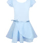 Eqsjiu Girls Ballet Leotard With Skirt Blue Tutu 3T 4T Toddler Girl 3-4T Bodysuits Outfits Dance Kids Costume