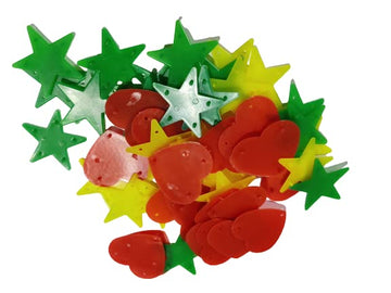 Classic Mosquito Net 30 Multi Color Star Patches for Mosquito Net
