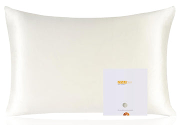 Zimasilk 100% Pure Mulberry Silk Pillowcase For Hair And Skin Health,Soft And Smooth,Both Sides Premium Grade 6A Silk,600 Thread