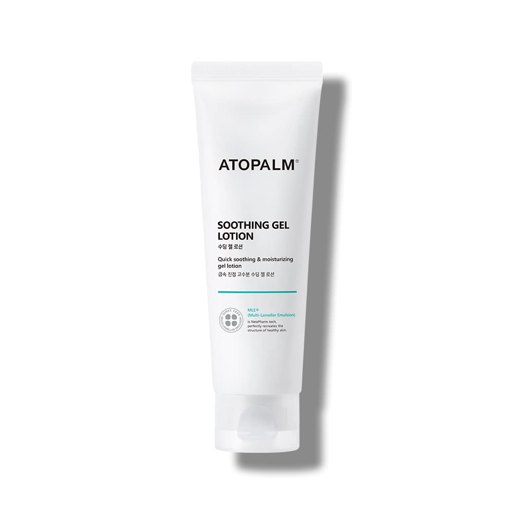Atopalm Soothing Gel Lotion 4 Fl Oz, Cooling And Calming Moisturizer For Sensitive, Eczema Prone, Heat Rash Skin, Redness Relief