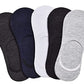 Invisible No Show Loafer Socks For Men Women Unisex, With Anti Slip Silicon Grip, Multicolor, Pack Of 4