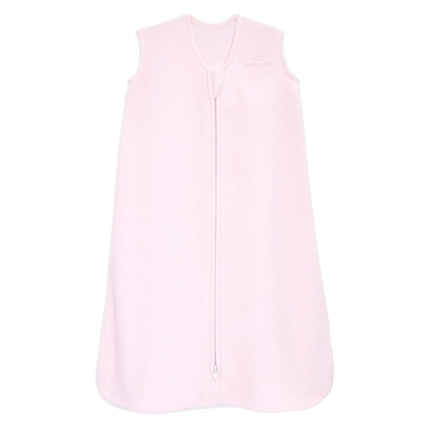 HALO Sleepsack Micro-Fleece Wearable Blanket, TOG 1.0, Soft Pink, Large