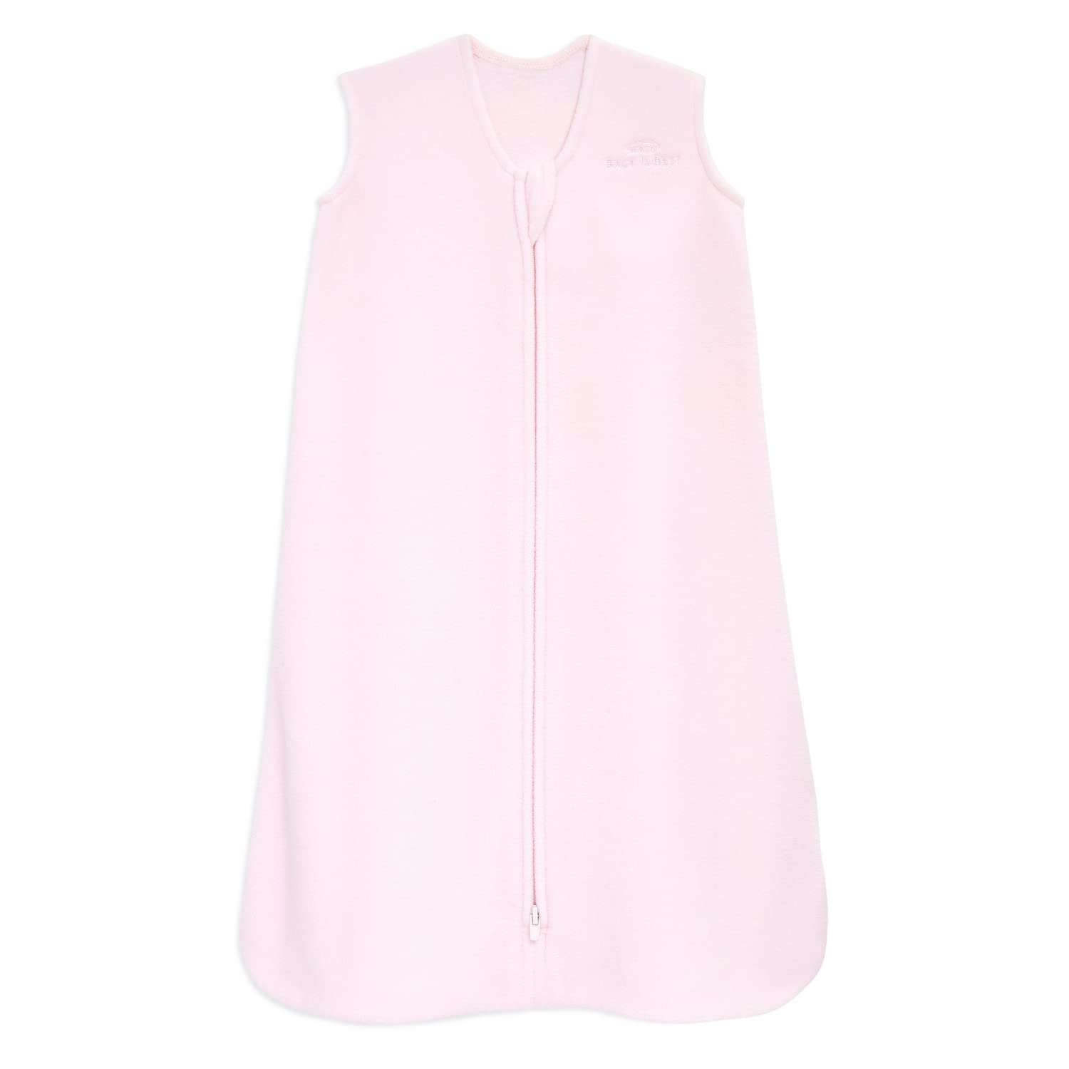 HALO Sleepsack Micro-Fleece Wearable Blanket, TOG 1.0, Soft Pink, Medium
