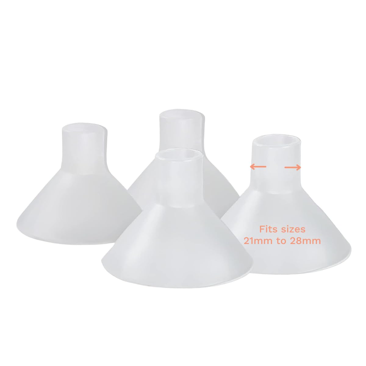 Beaugen Breast Pump Cushion - Soft Stretchy Clear Plastic Insert For Flange Comf WBCBBB08J2PJGXB