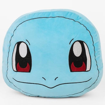 Mirada Pokemon Blue Squirtle Face Soft Toy  Officially Licensed  Soft & Comfortable Plush Pillow  Ideal For Kids, Boys & Girl