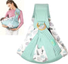 Meneflix HandsFree Baby Carrier Sling with Ring  Breathable Cotton Wrap for Newborns and Toddlers  Adjustable, Comfortable & 