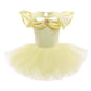 Dressy Daisy Princess Ballet Dance Costume Leotard Tutu Dress for Toddler Girls Ballerina Outfits with Tulle Skirt Size 3T 4T, Y