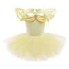 Dressy Daisy Princess Ballet Dance Costume Leotard Tutu Dress for Toddler Girls Ballerina Outfits with Tulle Skirt Size 3T 4T, Y