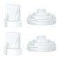 2PCS Duckbill Valves & 2PCS Diaphragm Compatible with Momcozy M5 Wearable Breast Pump, Replacement Pump Parts Accessories Compat