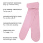 Country Kids Baby Girls' Signature Microfiber 3D Opaque Tights, Pink, 12-24 Months