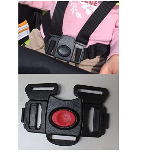 Black 5 Point Harness Buckle Clip Replacement Part Seat Safety for Graco Pace Stroller for Babies, Toddlers, Kids, Children
