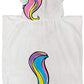Jay Franco Nickelodeon Jojo Siwa Unicorn Kids Bath/Pool/Beach Hooded Poncho - Super Soft & Absorbent Cotton Towel, Measures 22 X