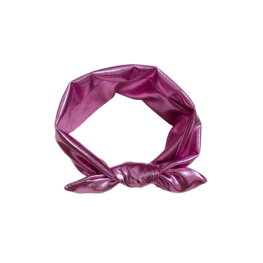 Aisibo Baby Headbands, Children Big Bow Elasticity Headband Kids For Girls Newborn Infant Toddlers Kids (Pink)