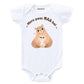 Knitroot Mom Family Special Onesies, Unisex Baby Kids Cotton Lycra Envelope Neck Half Sleeve White Romper, Bodysuit, Sleepsuit, 
