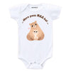 Knitroot Mom Family Special Onesies, Unisex Baby Kids Cotton Lycra Envelope Neck Half Sleeve White Romper, Bodysuit, Sleepsuit, 