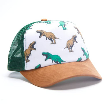 Born To Love Baby Hats-Toddler Boy Outfit- Dinosaur- Toddler Baseball Hat, Newborn Youth Flat Brim Mesh Trucker Surf Skatebro Fi