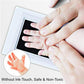 Baby Ink Hand And Footprint Kit, Newborn Handprint Photo Frame Kit With 2 Clean-Touch Ink Pad, Gender-Neutral Baby Keepsake, Bab