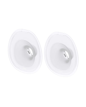 Eufy Original 27Mm Flange (2-Pack), Replacement Accessories For Wearable Breast Pump E10, Food-Grade Soft Silicone, Durable, Com
