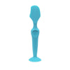 Nuby Dr. Talbots Silicone Diaper Cream Brush With Suction Base, Aqua (Pack Of 16)
