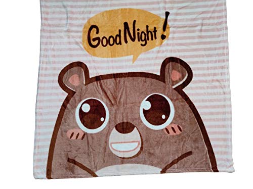 Dazzle Kids Soft and Comfortable Crib Blanket Dohar for Children, Blue, Newborn to 5 Years