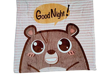 Dazzle Kids Soft and Comfortable Crib Blanket Dohar for Children, Blue, Newborn to 5 Years