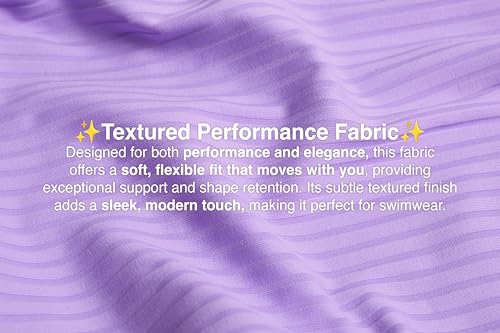 Kanu Surf Girls' Waverly Upf 50 Beach Sport Criss-Cross Tankini, Drop Needle Solid Lavender