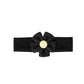 Eazylayers Baby Headband Stretchy Cute Flower Hairband Set For Girls, Hair Bands, Shower Gift, Newborn Essential (1, Black, 024