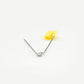 OsoCozy Diaper Pins - {Yellow} - Sturdy, Stainless Steel Diaper Pins with Safe Locking Closures - Use for Special Events, Crafts